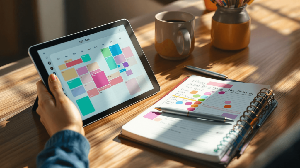 Keep a Daily Planner or Digital Calendar
