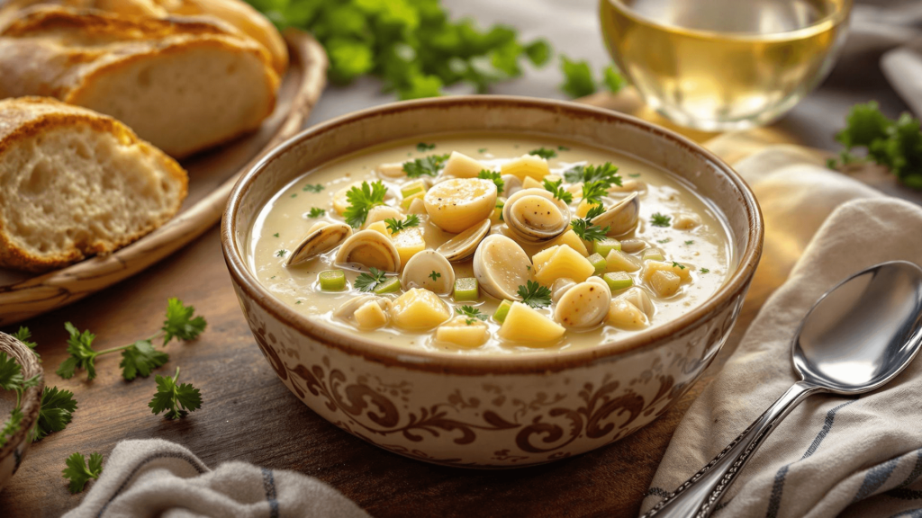 american dish Clam Chowder